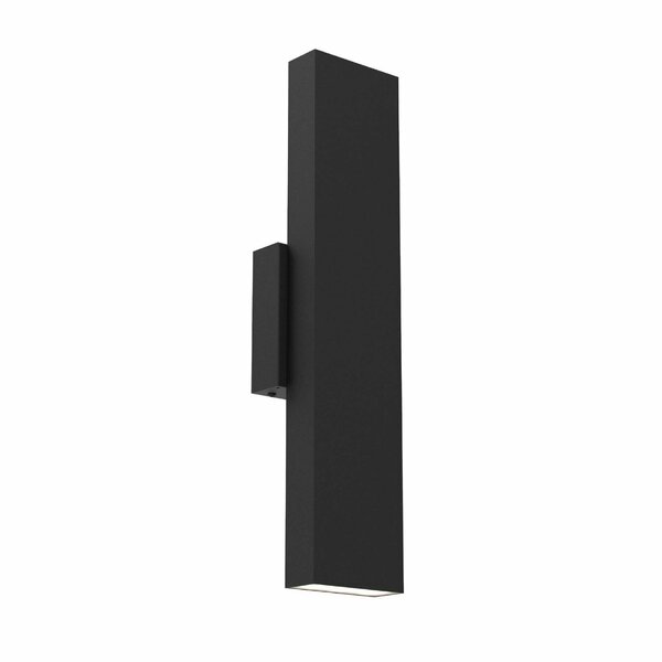 Dals Pinpoint 6 Light Microspot LED Linear CCT Wall Sconce, Black MSLWALL-CC-BK